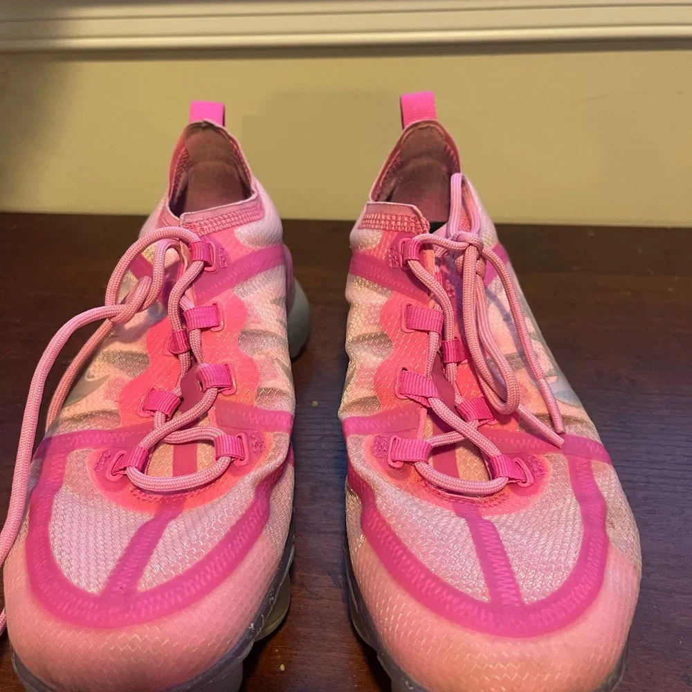 Nike Pink Women's VaporMax Sneakers - Picture 5 of 9